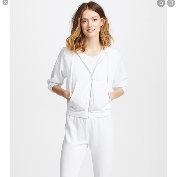 Wildfox White Bride Zip Hoodie size XS - Picture 2 of 4